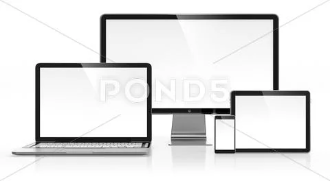 Electronic devices Stock Illustration