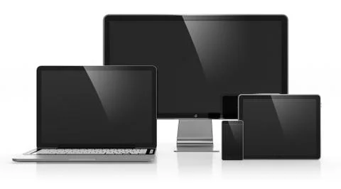 Electronic devices Stock Illustration