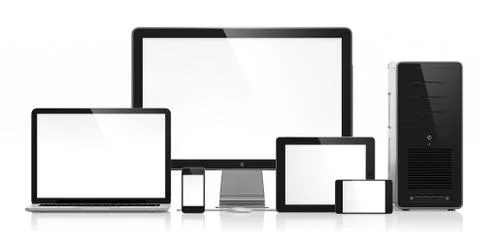 Electronic devices Stock Illustration