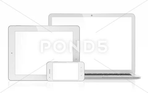 Electronic devices Stock Illustration