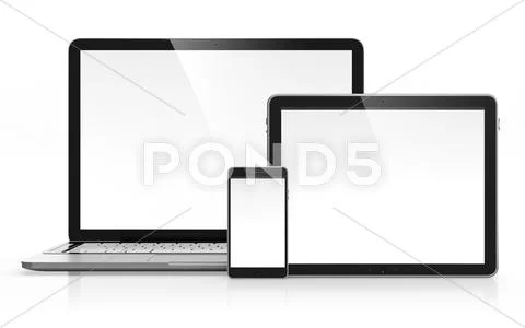 Electronic devices Stock Illustration