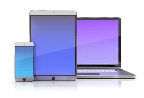 Electronic devices Stock Illustration