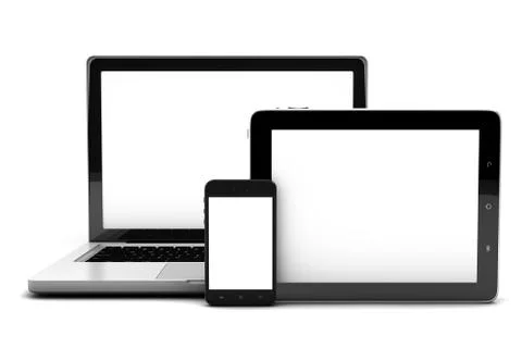 Electronic devices Illustrazione stock