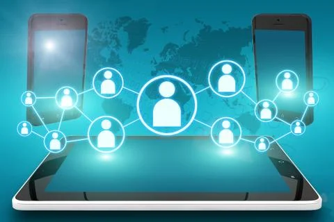 Electronic devices Stock Illustration