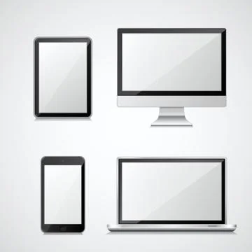 Electronic devices Stock Illustration