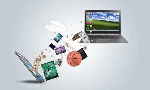 Electronic devices Illustrazione stock
