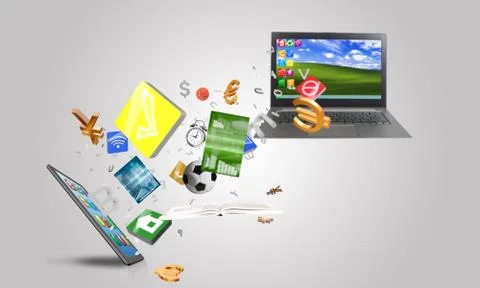Electronic devices Stock Illustration