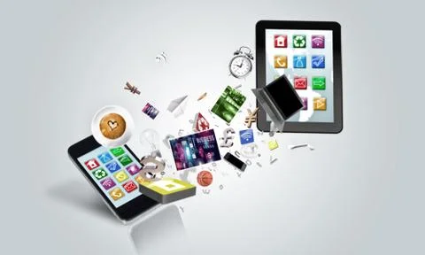 Electronic devices Stock Illustration