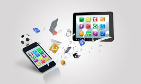Electronic devices Stockillustratie