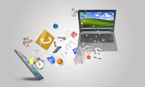 Electronic devices Stock Illustration