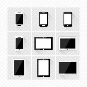 Electronic devices Stock Illustration