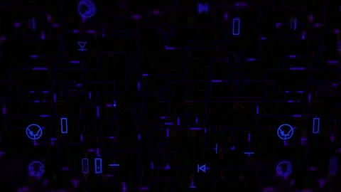 Electronic Diagram Stock Footage 143640640