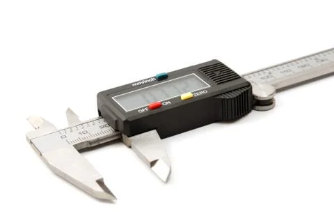 Electronic digital caliper Foto stock