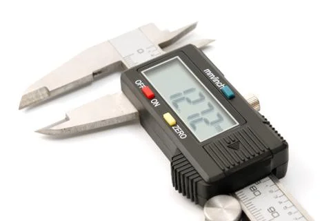 Electronic digital caliper Stock Photos