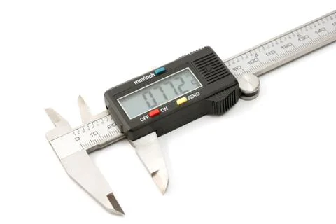 Electronic digital caliper Stock Photos