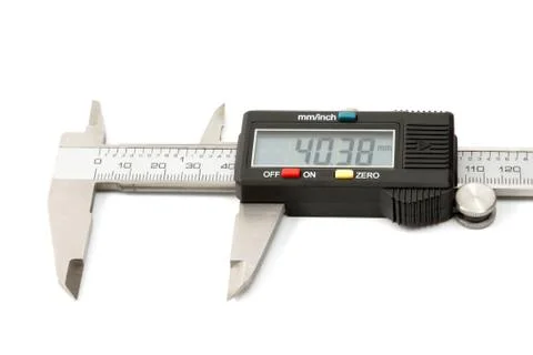 Electronic digital caliper Stock Photos