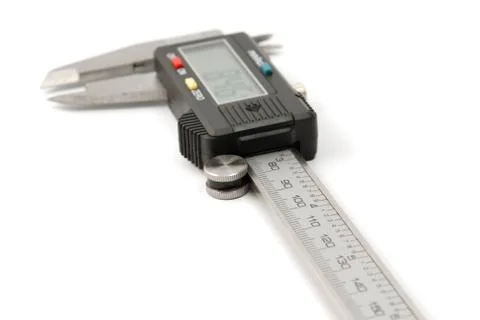 Electronic digital caliper Stock Photos