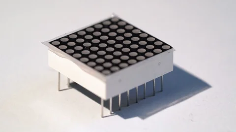 Electronic digital display module for diy arduino components Video stock 129717501