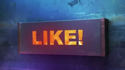 Electronic display showing red light message Like Stock Footage 263962768