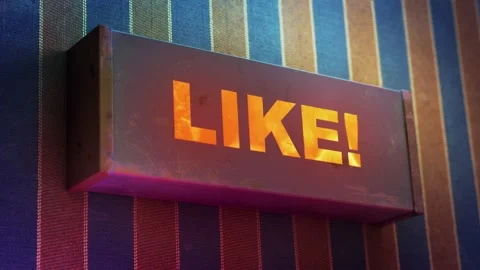 Electronic display showing red light message Like Stock Footage 263962771