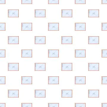 Electronic drawing tablet seamless pattern vector illustration 库存插图