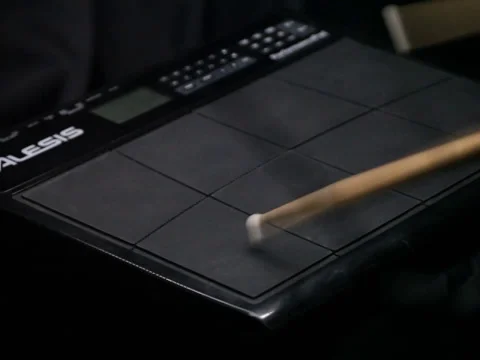 Electronic drum Stock Footage 35106255