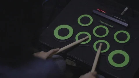 Electronic Drum Stock Footage 114726662