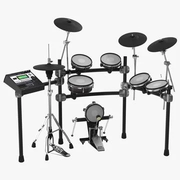Electronic Drum Kit Generic 2 3D Model 3D Model