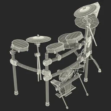 3D Model: Electronic Drum Kit Generic 3D Model #90656093