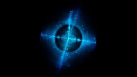 Electronic effects in quantum mechanical scale 스톡 동영상 91726439