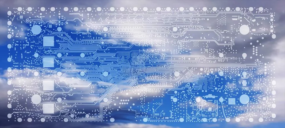 Electronic embedded system design process PCB layout routing Stockfoto's
