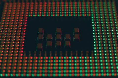 Electronic engineering computer component cpu 스톡 사진