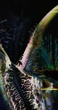Electronic error color glitch flow noise artifacts Stock Photos