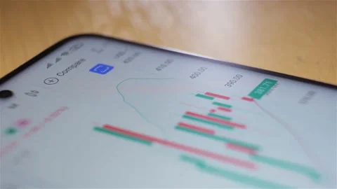 Electronic exchange. Scrolling through quotes Stock Footage 164034437