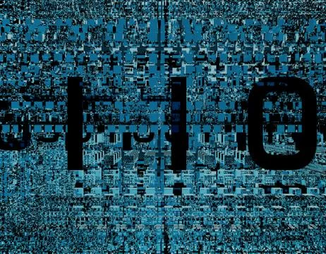 Electronic financial technology, network data program Illustrazione stock