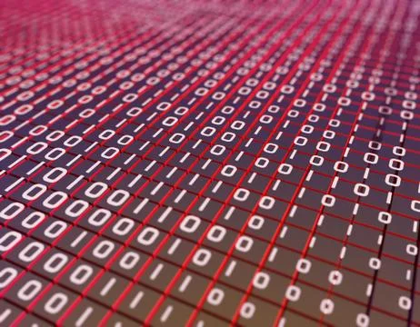 Electronic financial technology, network data program Illustrazione stock