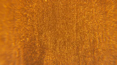 Electronic Floating Particles - Gold Background 库存影片 12531551