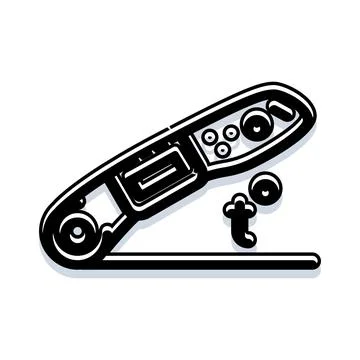 Electronic gadget with modern interface and digital innovation Stock Illustration