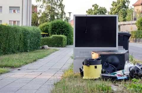 Electronic garbage Foto stock