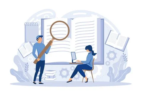 Electronic goods technical guide, manual for computer hardware, software as.. Stock-Illustration