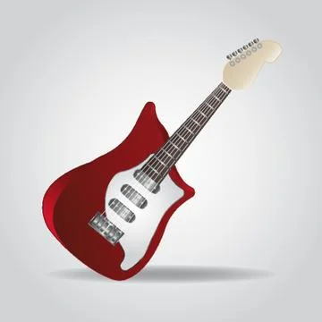 Electronic Guitar Illustrazione stock