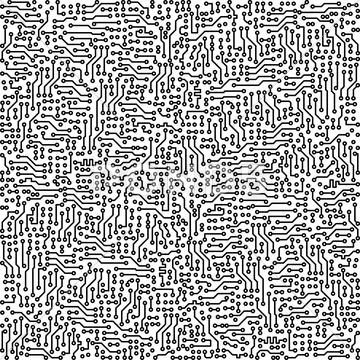 Electronic high - tech circuit board background Stock Illustration