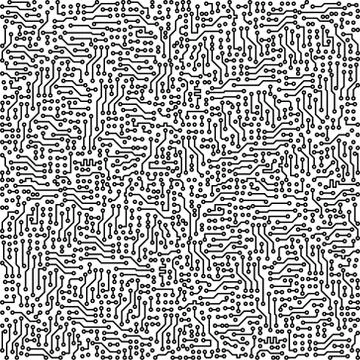 Electronic high - tech circuit board vector background Stock Illustration