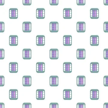Electronic insect trap seamless pattern for pest control Stock Illustration