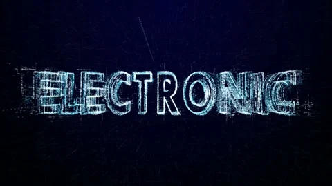 Electronic. Intro before starting or in pause Stock Footage 85630217