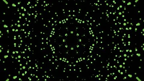 Electronic kaleidoscopic pattern. Design. Moving electronic pattern with 스톡 일러스트