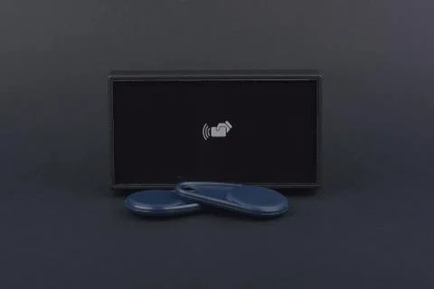 Electronic key access system to lock and unlock doors. Control access Stock Photos