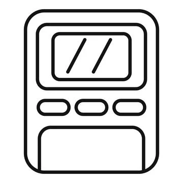 Electronic key card door lock system for hotel room access Ilustración de archivo