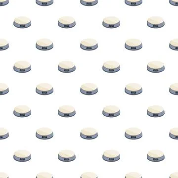 Electronic kitchen scale digital measuring equipment seamless pattern Stock Illustration