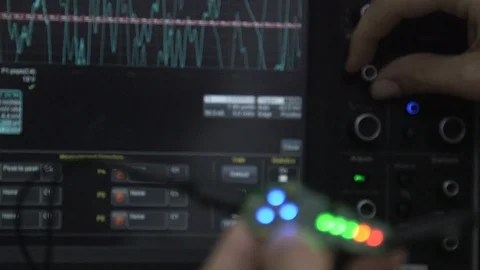 Electronic lab equipment Stock Footage 113188232